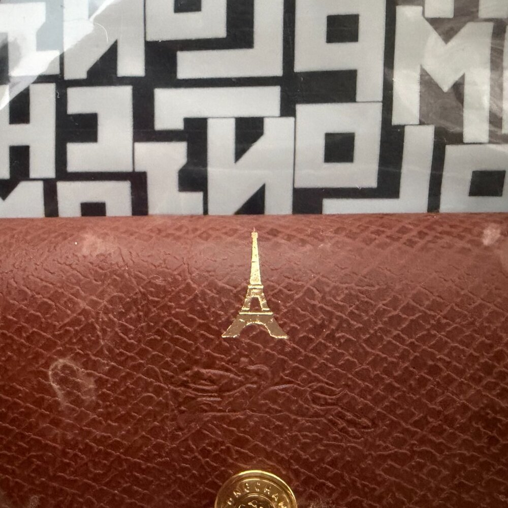 Eiffel tower stamp!! Black Pliage Original Large Tote - Picture 2 of 6